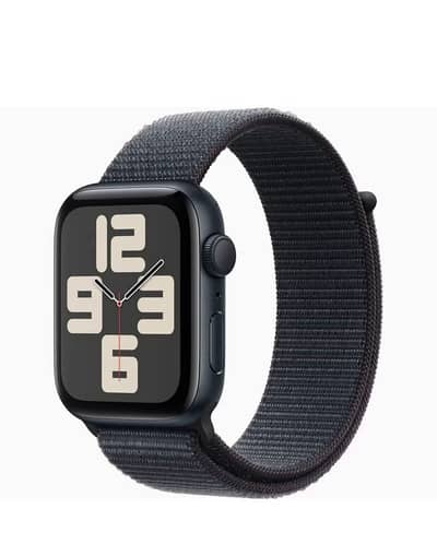 Apple Watch SE (gen 2) 44mm Midnight Aluminium case box pack