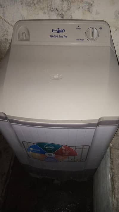 Super Asia Sd-240 excel size washng machine nd supr Asia Sd- 550 dryer