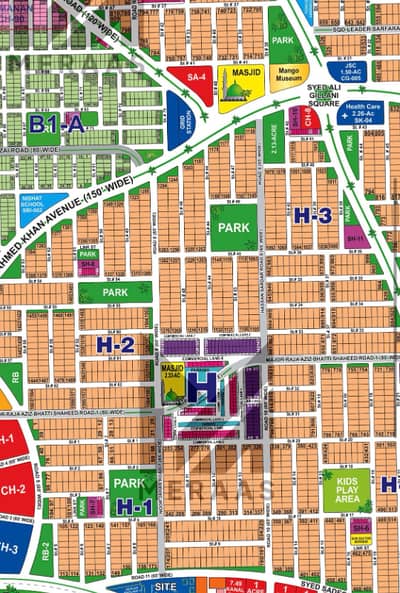 20 Marla Residential Plot In DHA Phase 1 - Sector H For Sale
