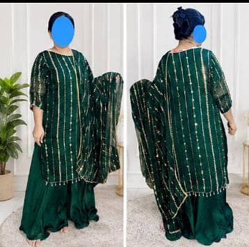 bottle Green Heavy Formal Suit 3 piece- wedding party wear