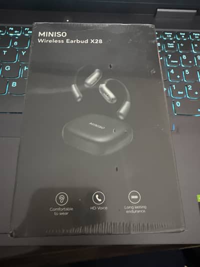 MINISO X28 Wireless AI Translation Earbuds - Pink (Box Pack)