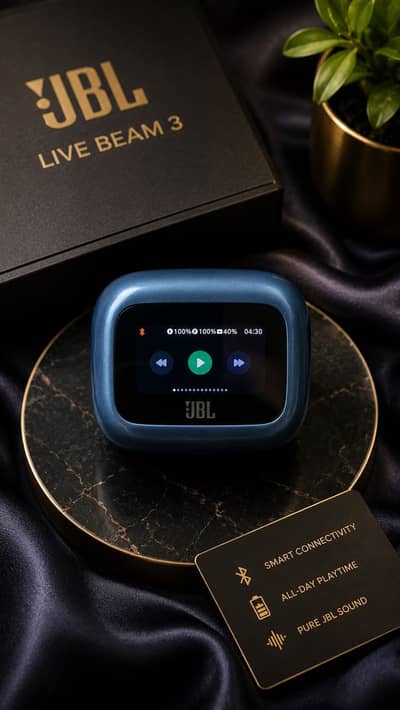 JBL LIVE BEAM 3-PREMIUM TRUE WIRELESS EARBUDS