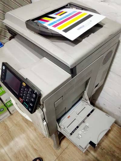 Richo 305 Color Printer, Paper Tray Work nai krti.