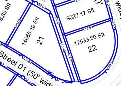 6 Kanal Corner Extreme Location Plot for Sale