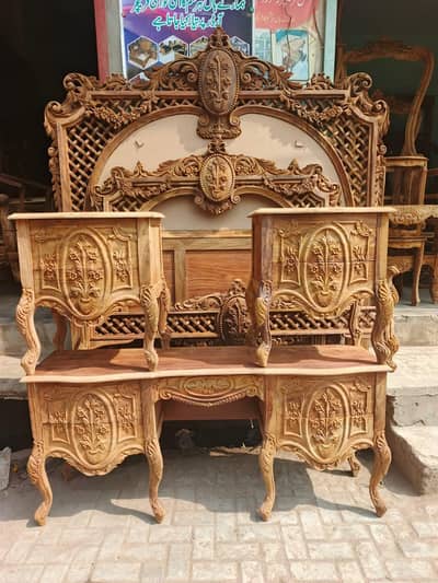 Pure Chinioti sheesham Wood  bed'sets