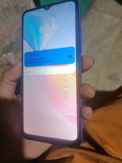 Vivo Y21 glass break ha bas