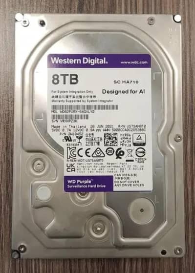 8TB Hard drive surveillance 100% Health