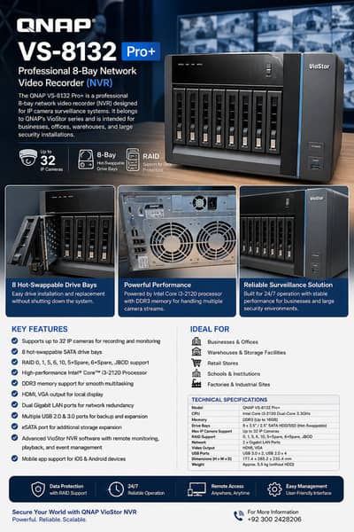 QNAP 08 BAYS STORAGE