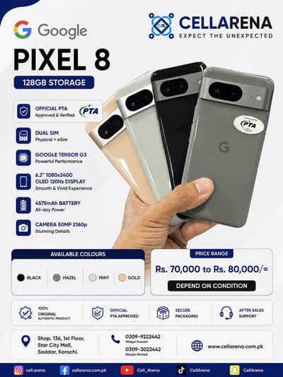 GOOGLE PIXEL 8 - CELLARENA