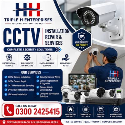 CCTV Camera Installation , Repair | CCTV Maintenance & Security Camera