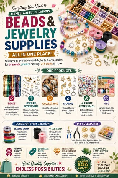 Premium Beads & Jewelry Making Supplies | Wholesale & Retail