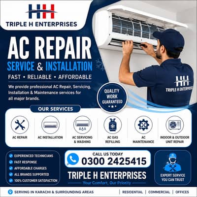 AC Repair | AC Installation | AC Service Gas Filling |Indoor & Outdoor