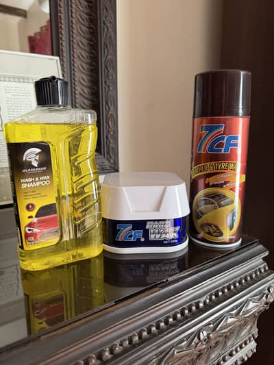Car Care Bundle (Shampoo, Leather Tyre Wax and Body Wax)
