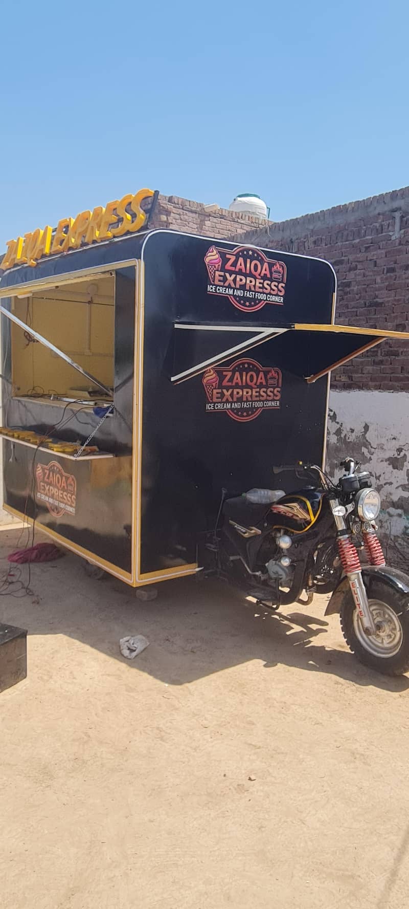 150cc Loader Rikshaw Modified As Food Truck 5