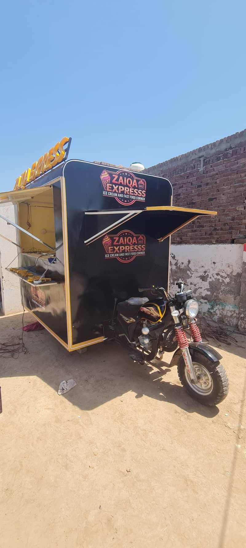 150cc Loader Rikshaw Modified As Food Truck 6