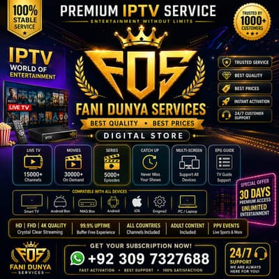 IPTV Live TV, Movies, Sports, 4K UHD | Instant Activation
