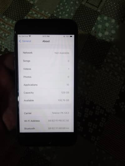 Apple iPhone 8 128 gb non pta ni any falt original panel exchange