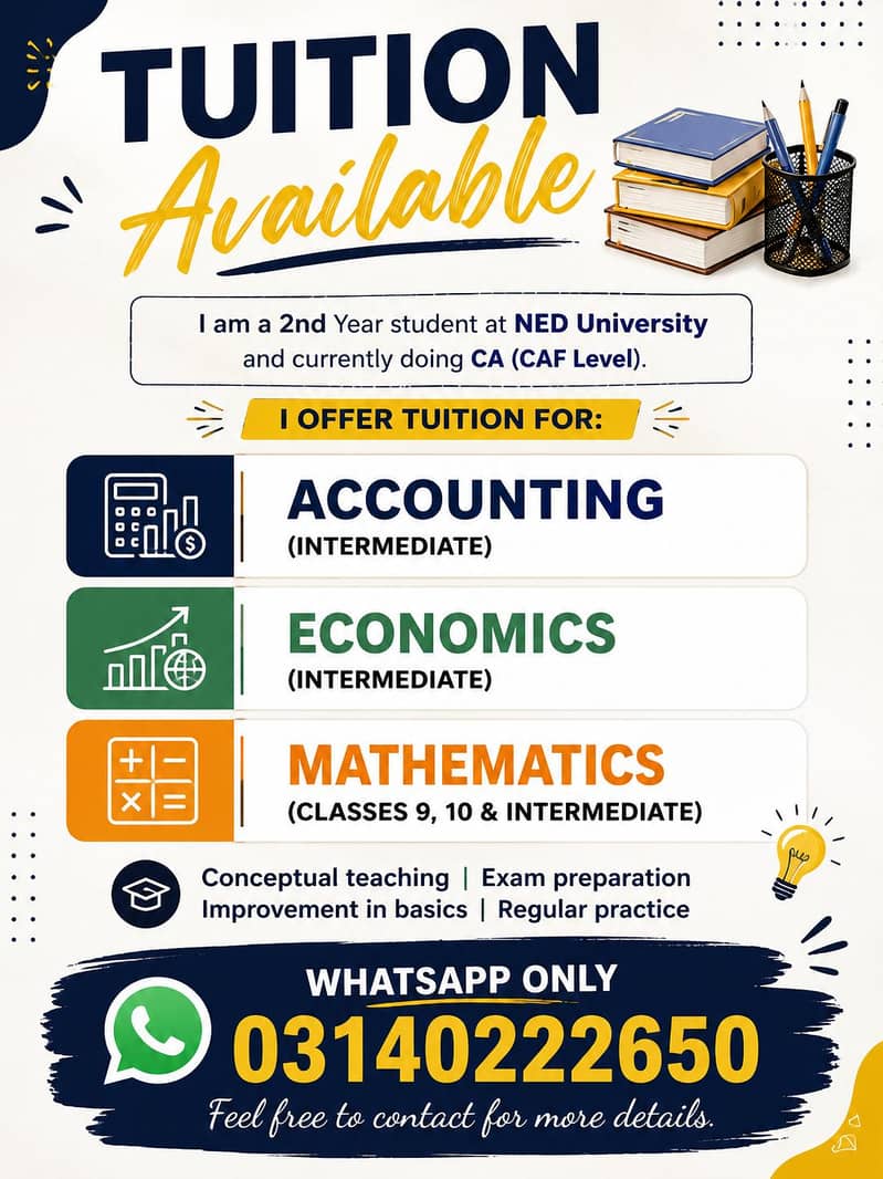 Tutor available 0