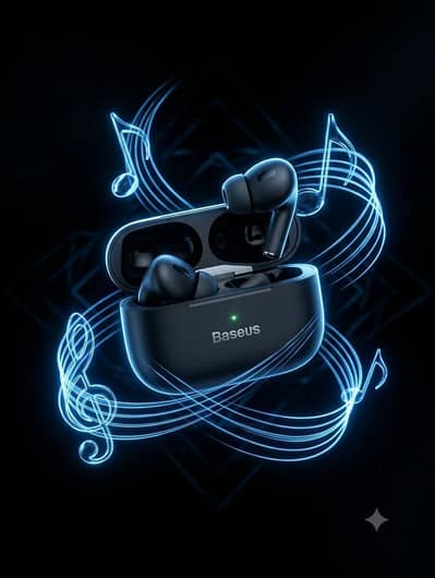 Baseus Earbuds with Free silicone case