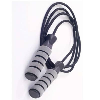 Grey skipping rope for Home Gym Workout