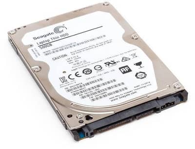 500 GB hard drive for laptop