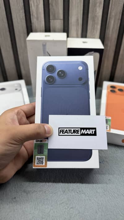 17 Pro Max | 256GB | PTA Approved | Box Pack | Blue Silver Orange