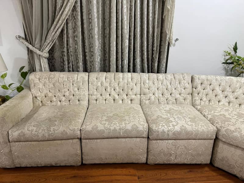 Luxury L shape Sofa Set 1