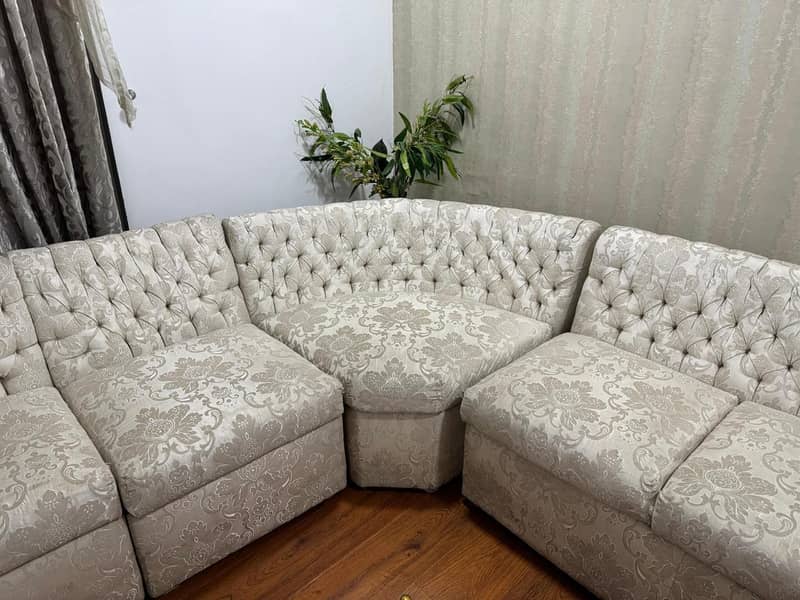 Luxury L shape Sofa Set 3