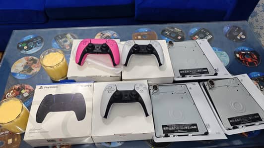 playstation 5 slim discs drive brand new or ps5 pro controllers new