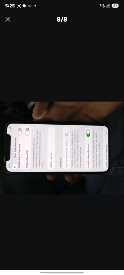 iPhone 11 Pro total original battery service face ID ok