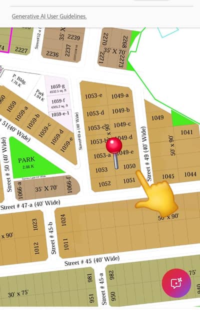 Beautiful Solid Land Kanal Plot For Sale Phase 7