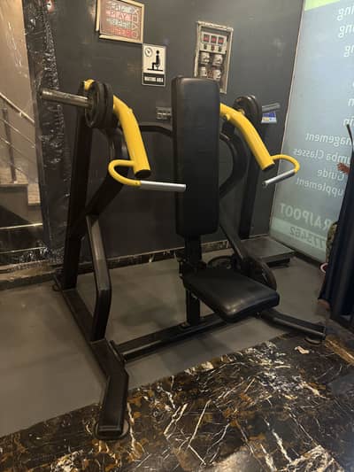 Commercial Shoulder press Machine-Heavy Duty 12 Gauge