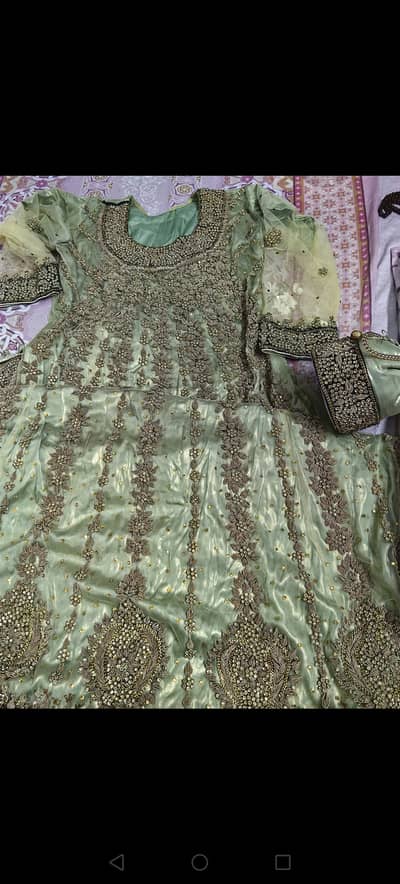 Bridal Maxi for sale. Beautiful Pistachio Color.