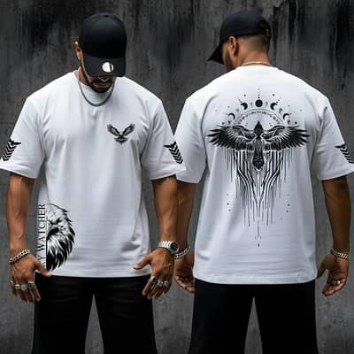 Man Customize DTF printed Tshirts