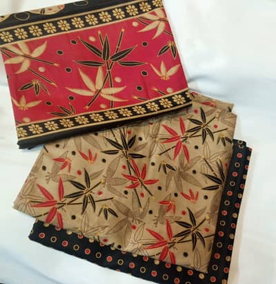 Trending Article Printed 3 Piece With Cotton Dupatta
