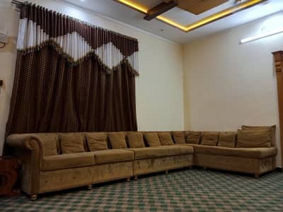 L Shaped sofa | corner couch | 7 seater sofa |  11 cushions free
