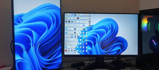 Dual Screen setup Gaming Pc