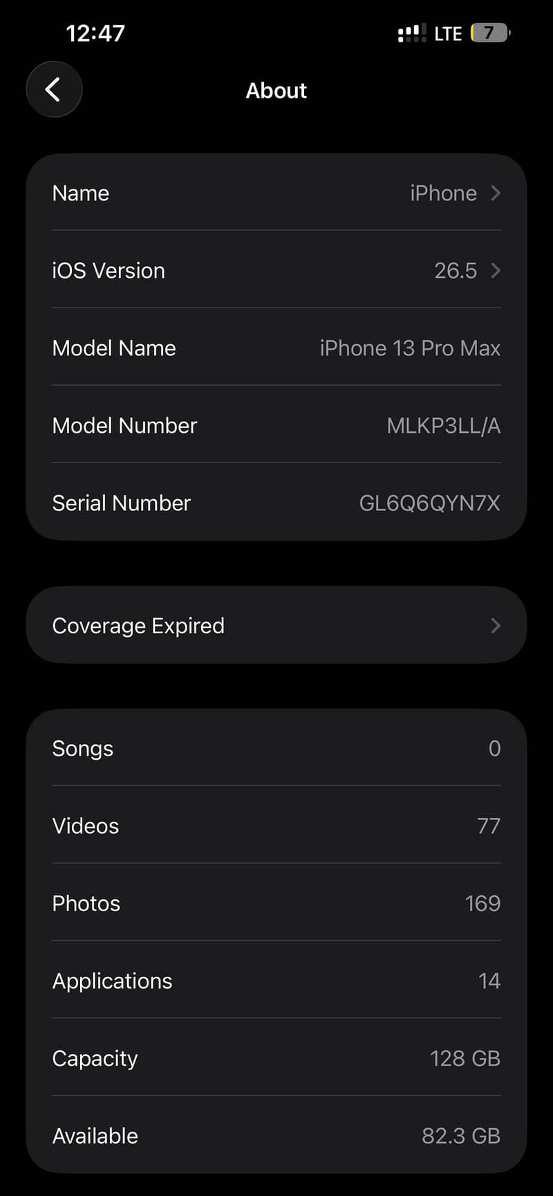 Apple iPhone 13 Pro Max 128GB PTA Approved 93% Battery Health 0