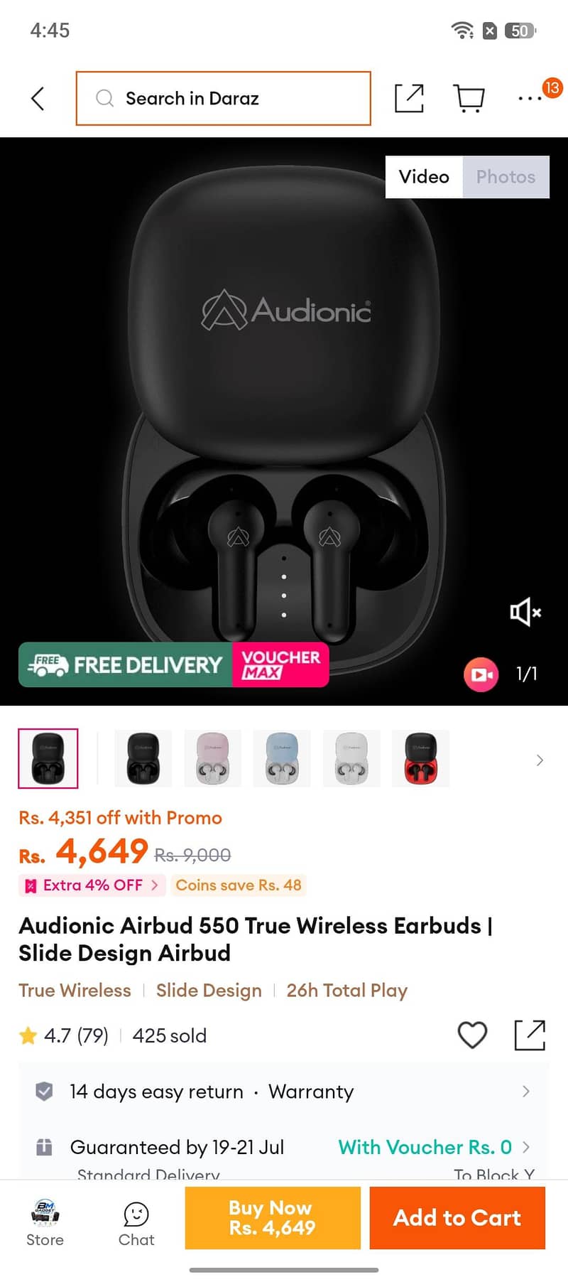 audionic airbud 550 1