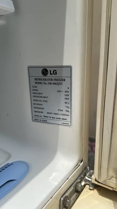 LG fridge and freezer