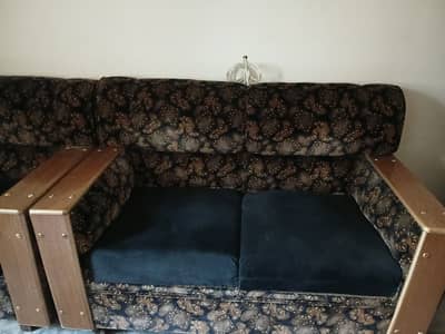 123 seater wooden sofa 03248613599