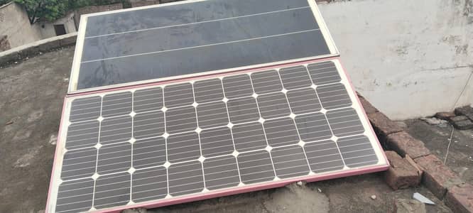 2 solar Panal 180watt aur cable 25se 30 foot aur controller