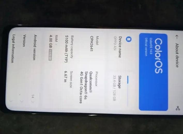 OPPO A5 2