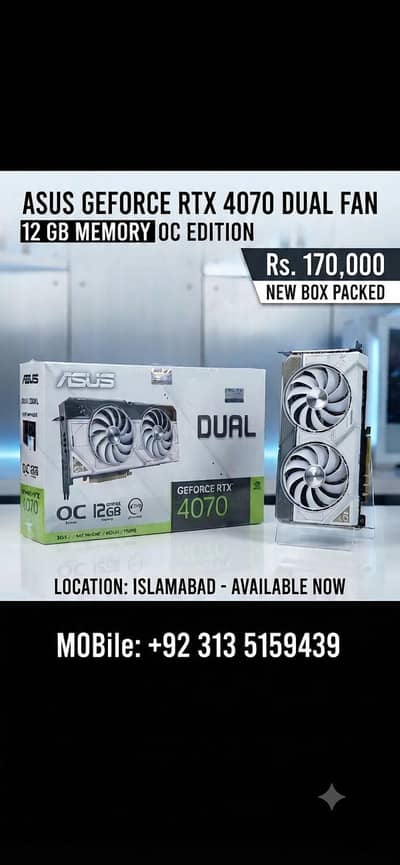 Asus Graphics Card 4070