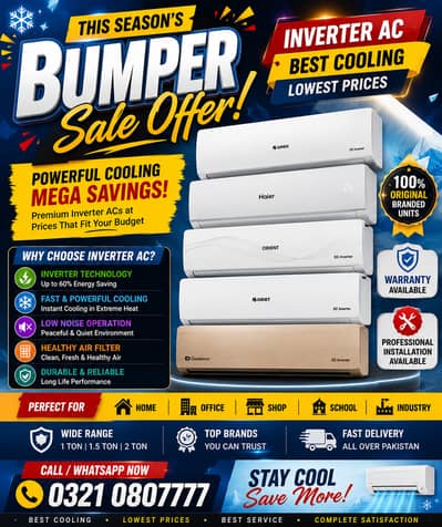 Mega Sale on Inverter AC  – Unbeatable Prices!