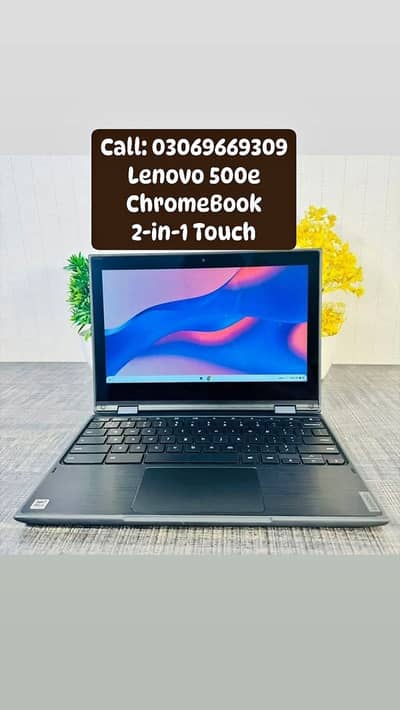 Lenovo 500e ChromeBook 2-in-1 Touch Screen 4GB Ram 5HRS Backup