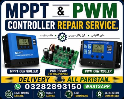 MPPT & PWM charge controller Repair