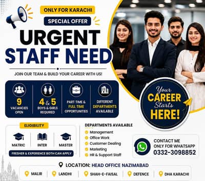 "Exanding Our Team - Looking for Fresh Talent”