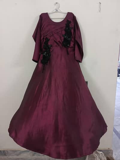 Raw Silk Maxie (meroon clr)