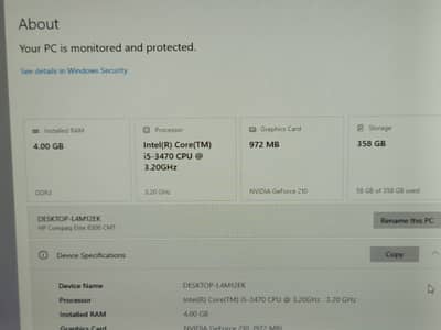 HP tower PC